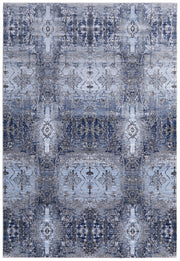 Gaspar Modern Damask, Blue/Gray/Taupe