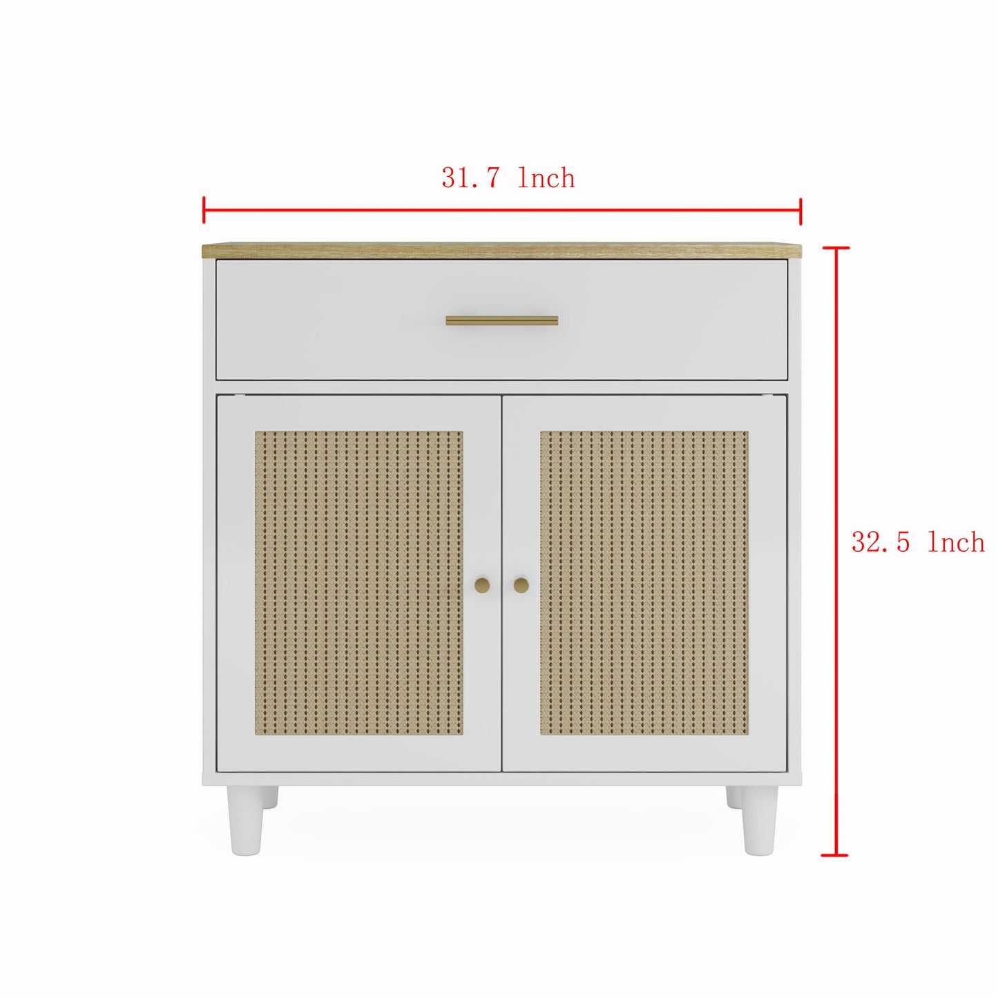 Cat Litter Box Enclosure With Scratch Pad, Hidden Litter Box Furniture, Wooden Pet House Sideboard, Storage Cabinet, Fit Most Cat And Litter Box, For Living Room Bedroom Office - White / Light Brown