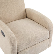 360 Swivel and Glider Recliner Chair-Almond