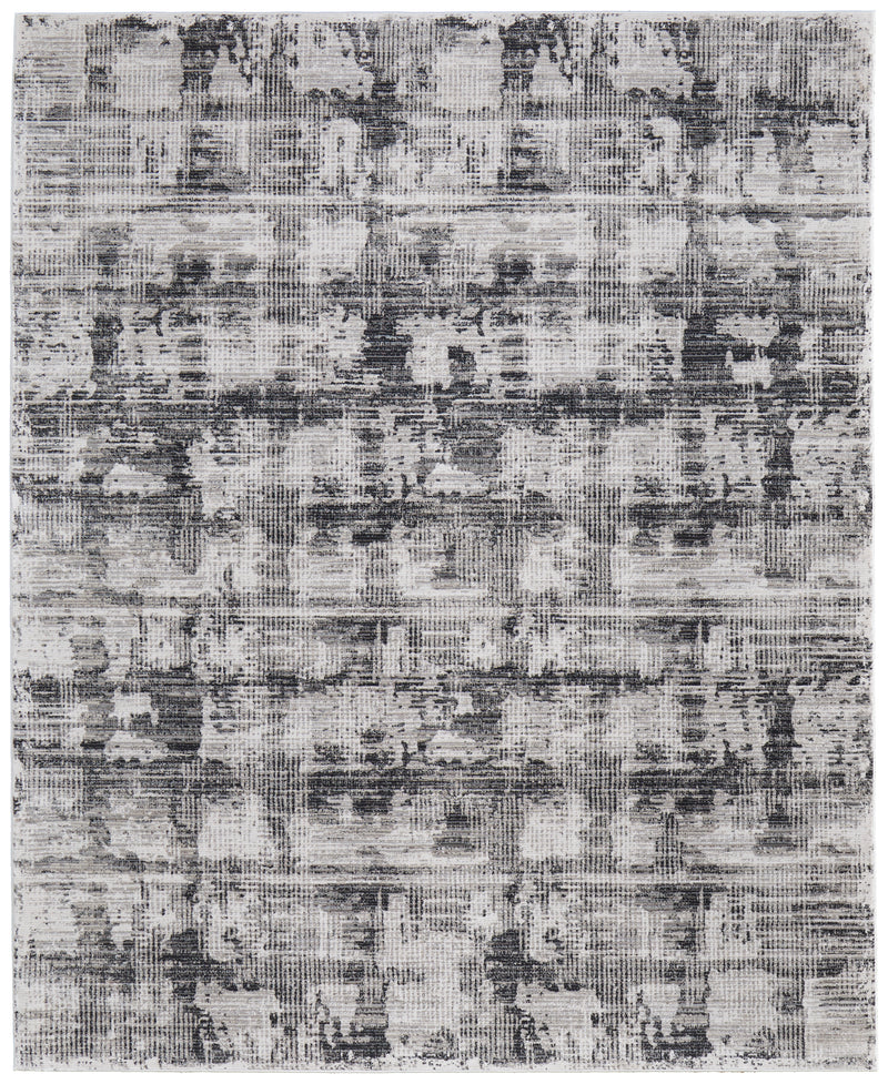 Sonora Modern Abstract, Gray/Ivory