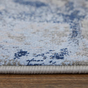 Gaspar Modern Abstract, Blue/Gray/White