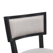 Upholstered Counter Height Bar Stools With Comfy Back (Set of 2)