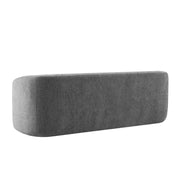 [NEW]86' Chenille Boneless Couch, Upholstered Sofa with Pillows, No Assembly Curved Cloud Couch with High-Density Foam, 3-Seater Luxury Modern Compressed Sofa for Living Room&Apartment