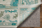 Karina Transitional Floral & Botanical, Green/Ivory