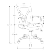 Office Chair, Adjustable Height, Swivel, Ergonomic, Mesh, Contemporary & Modern