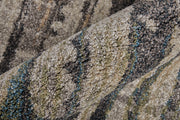 Skyview Modern Abstract, Gray/Black/Ivory
