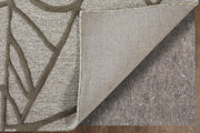 Kimball Transitional Abstract, Gray/Taupe/Ivory