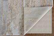 Laina Transitional Abstract, Tan/Ivory/Pink