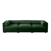 Stylish Sofa With Storage Seat And Cylindrical Backrest
