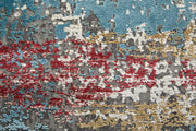 Cadiz Modern Abstract, Gray/Red/Blue