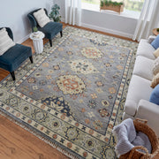 Fillmore Transitional Diamond, Blue/Taupe/Gray