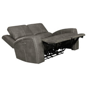 Boyce Charcoal 3-piece Triple Power Reclining Sofa Set