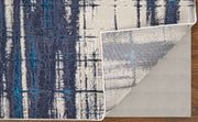 Indio Modern Abstract, Ivory/Blue/Gray