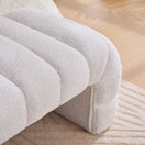 Switch Modern Upholstered Armless Bed Bench With Channel Tufted Design 3 image