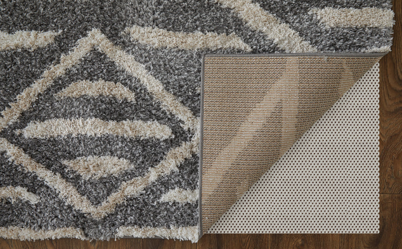 Mynka Transitional Diamond, Gray/Ivory