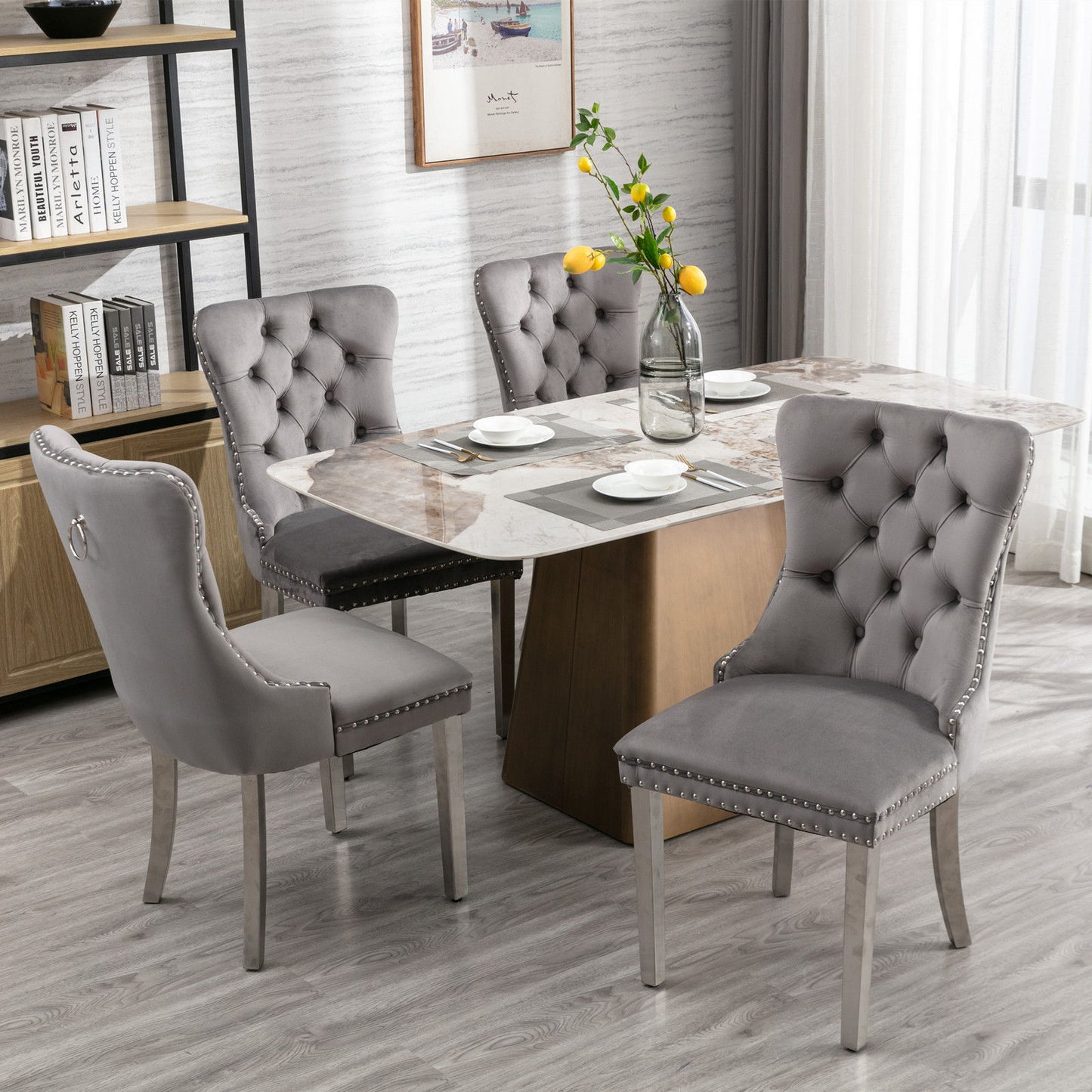 Nikki - Contemporary Upholstered Dining Chair (Set of 2)