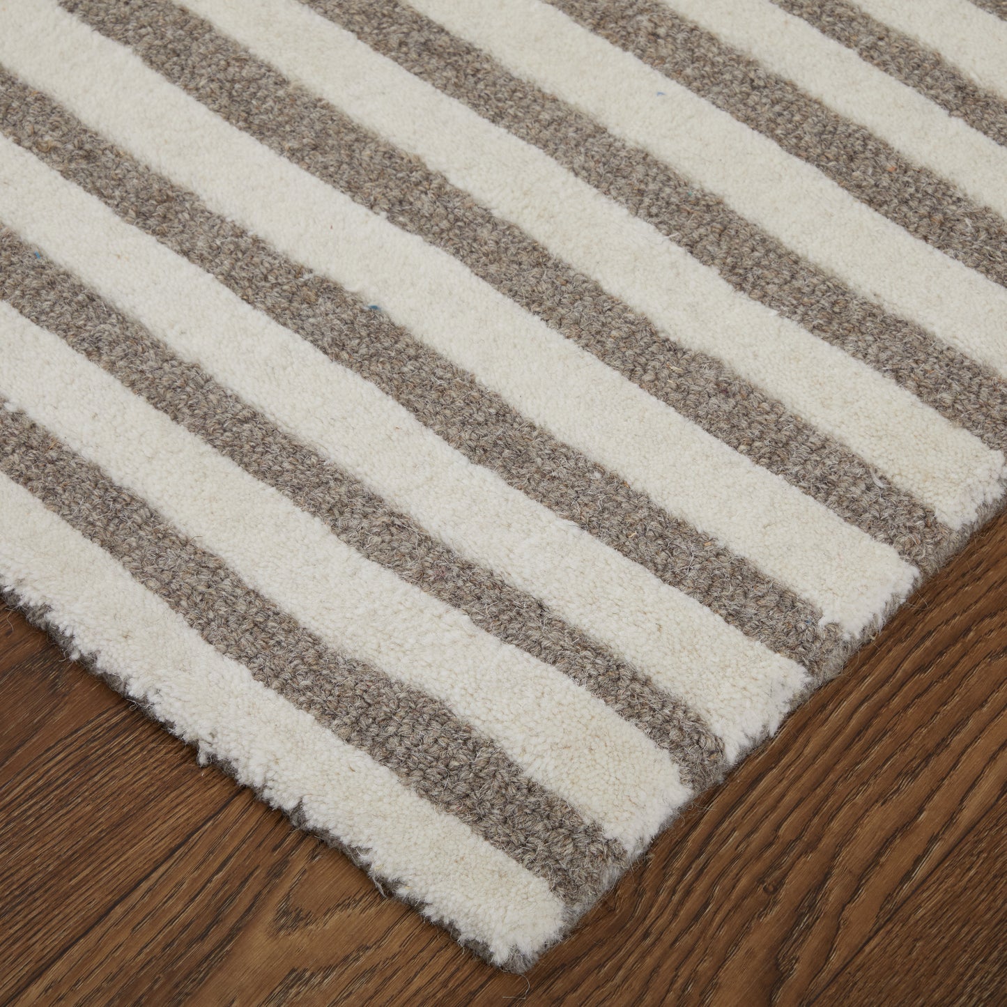 Kimball Transitional Abstract, Taupe/Ivory