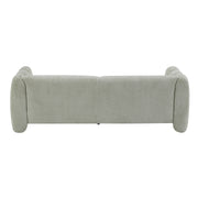Tonson 83' 3-Seater Boucle Sofa,Wave Design, Living Rooms,Bedrooms,Apartment Office,Light Green