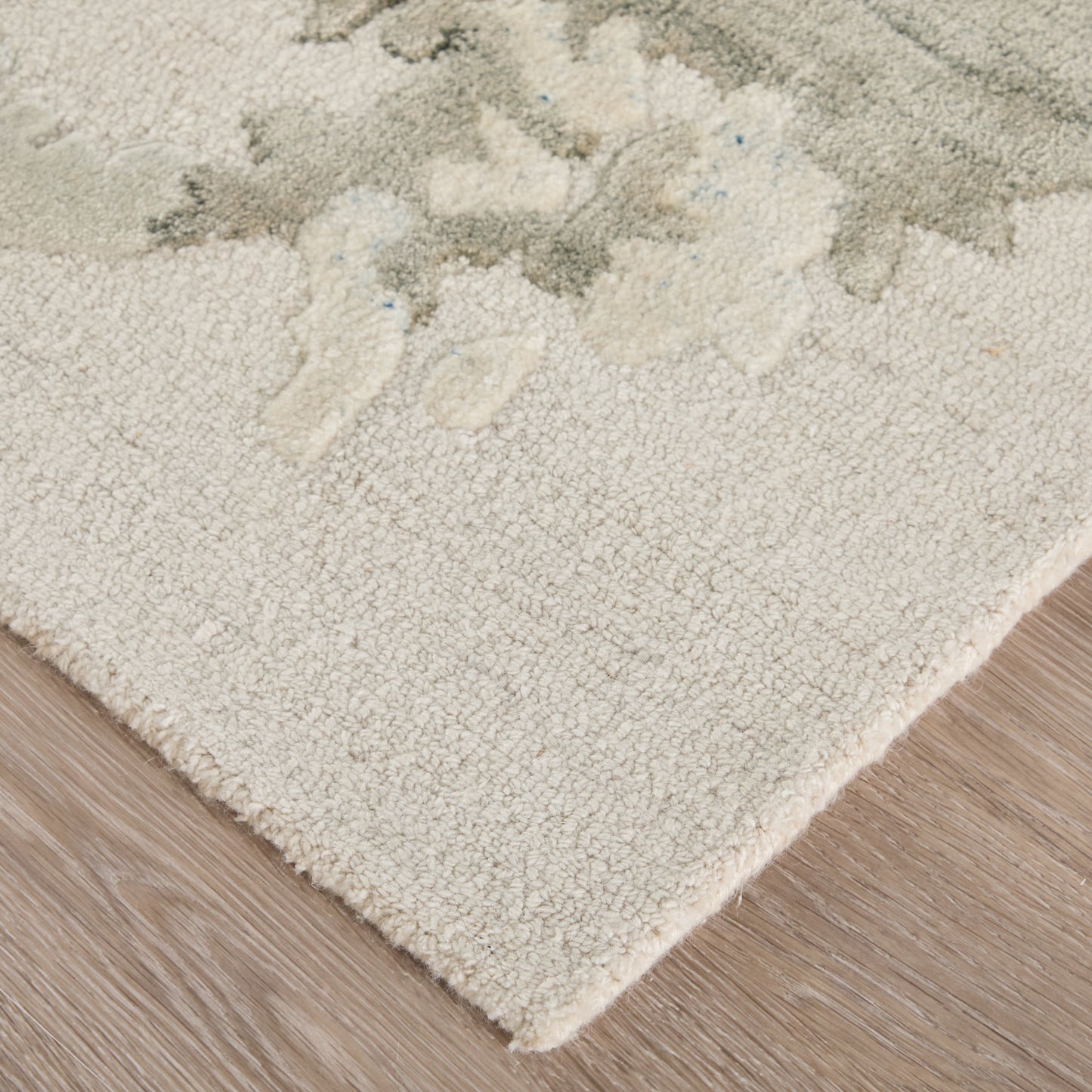 Kendall Modern Abstract, Ivory/Blue/Gray