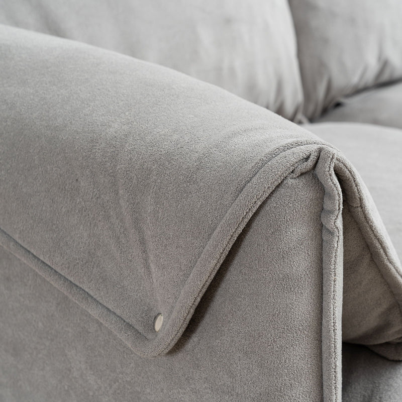 Convertible Combination Sofa With Footstools With Storage
