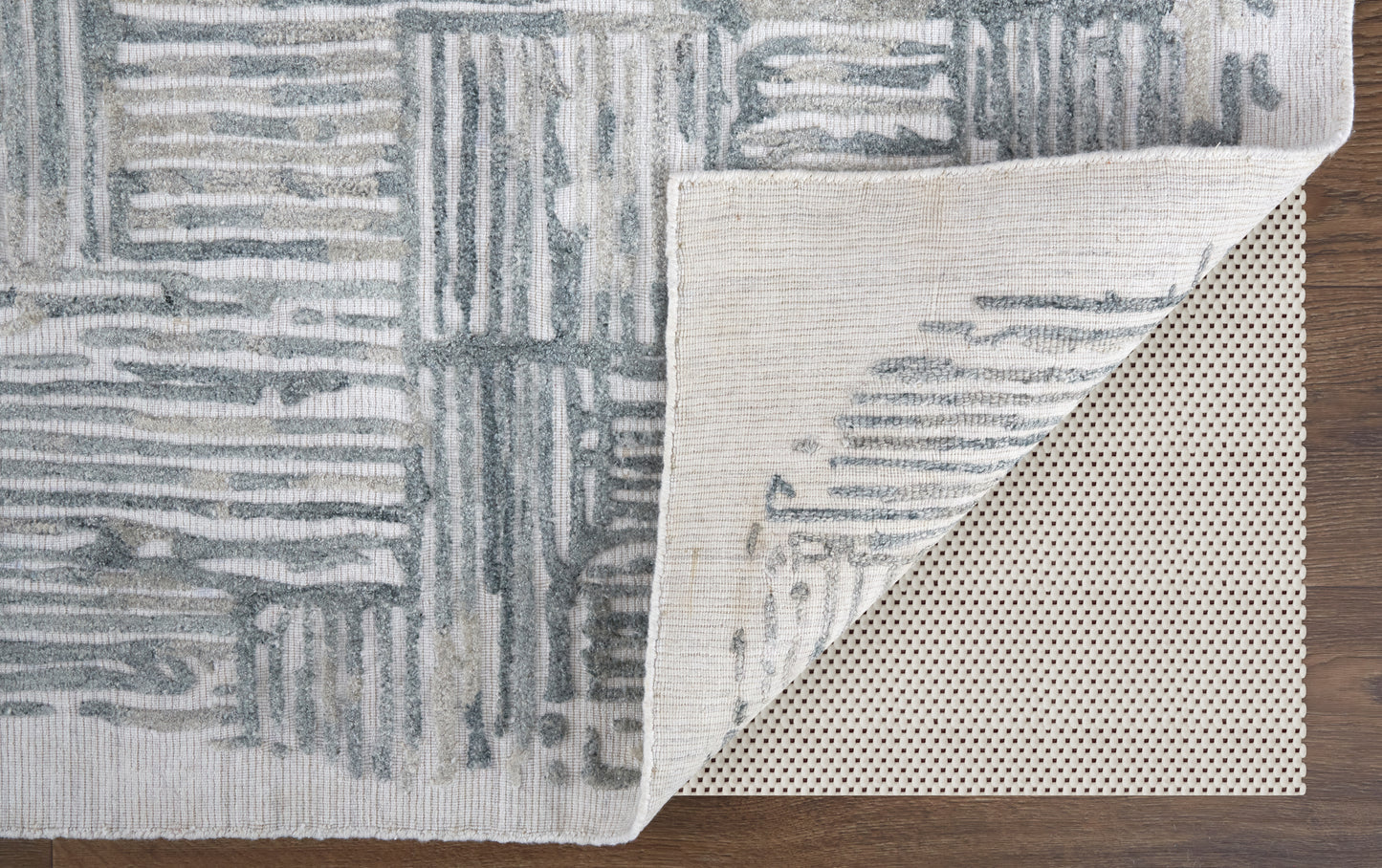 Elias Modern Abstract, Green/Blue/Ivory