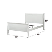 Louis Philippe - Sleigh Bedroom Set