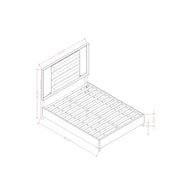 Star - 5 Pieces Bedroom Set Modern Design With LED