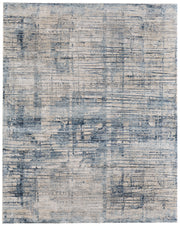 Sonora Modern Abstract, Blue/Ivory/Gray