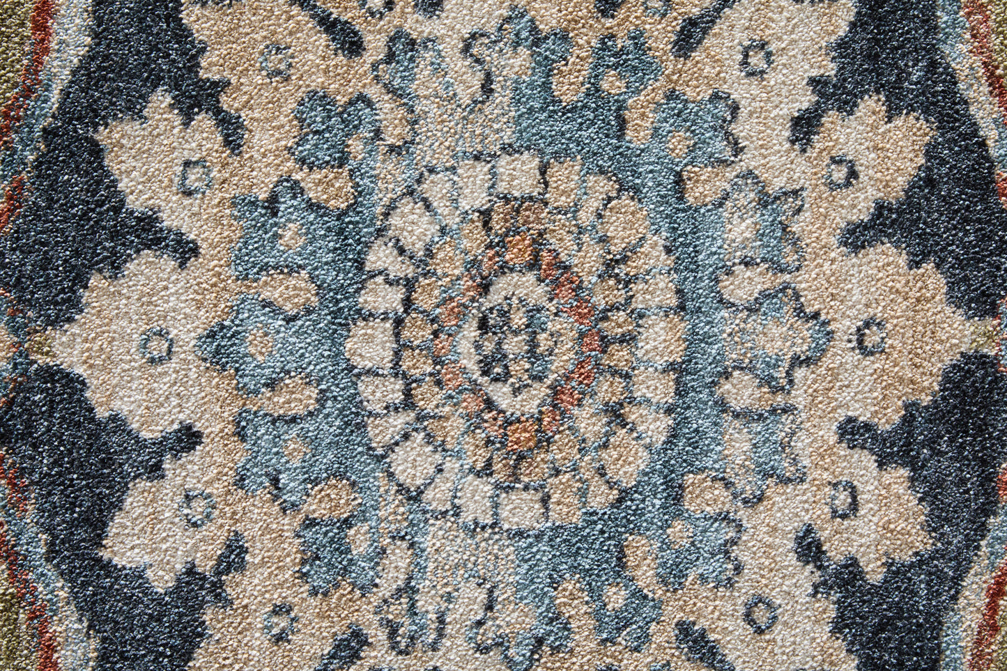 Pearson Traditional Medallion, Blue/Red/Ivory