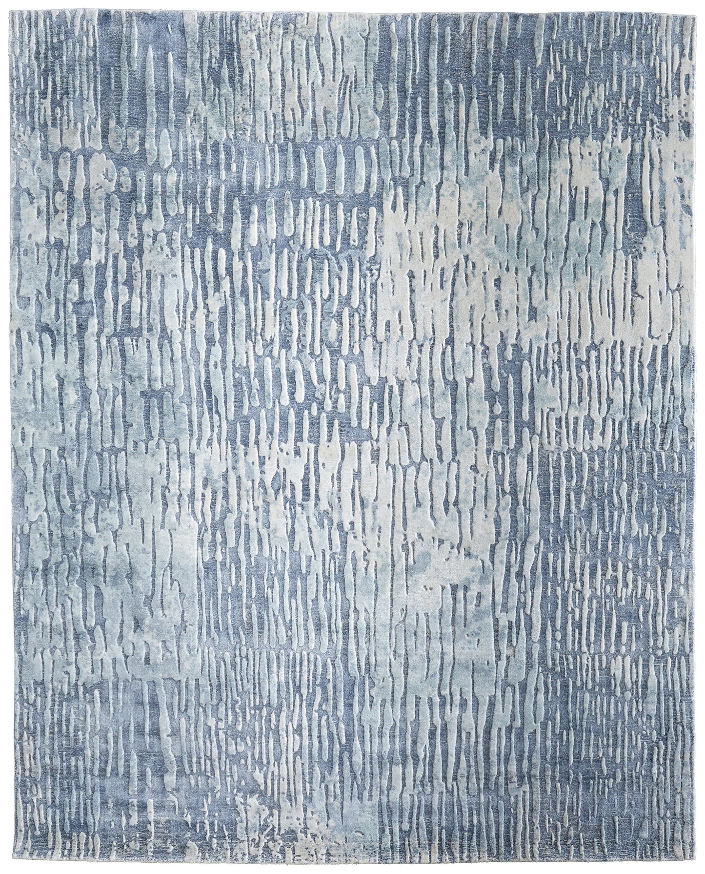 Braden Modern Abstract, Blue/Ivory
