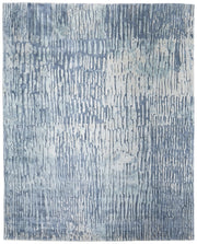Braden Modern Abstract, Blue/Ivory