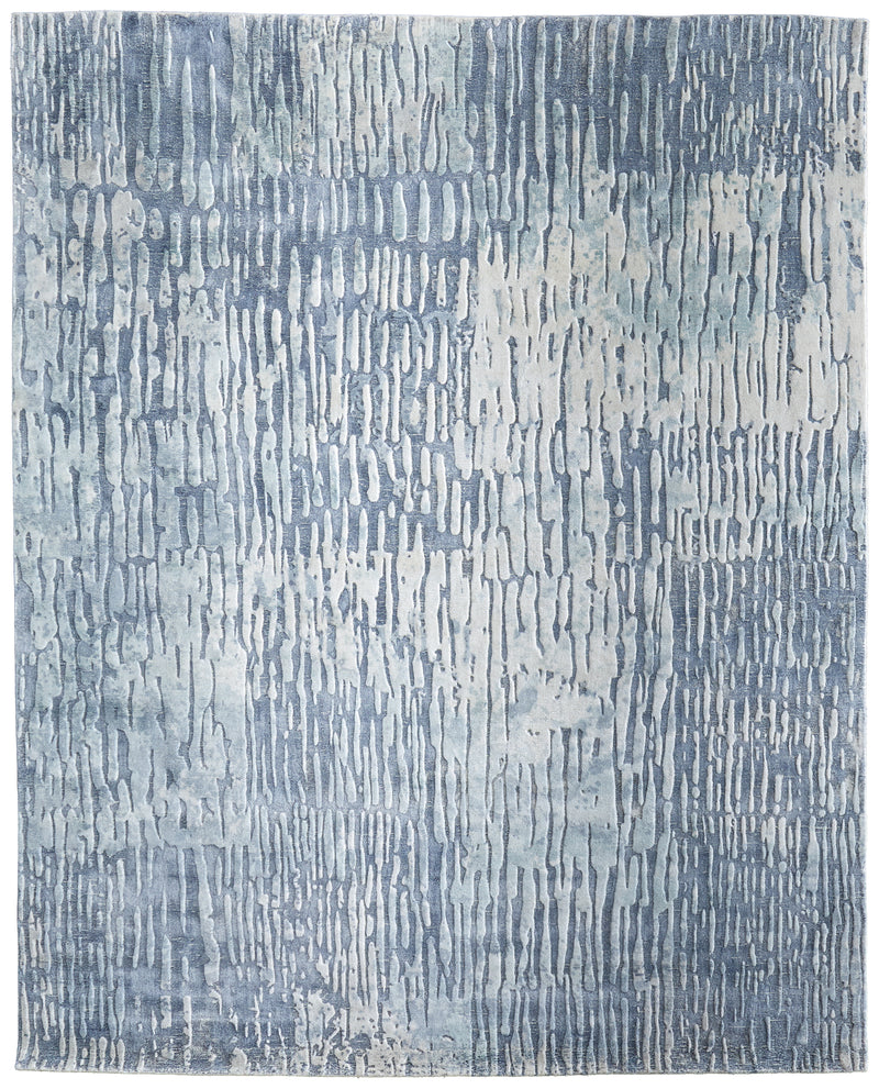 Braden Modern Abstract, Blue/Ivory