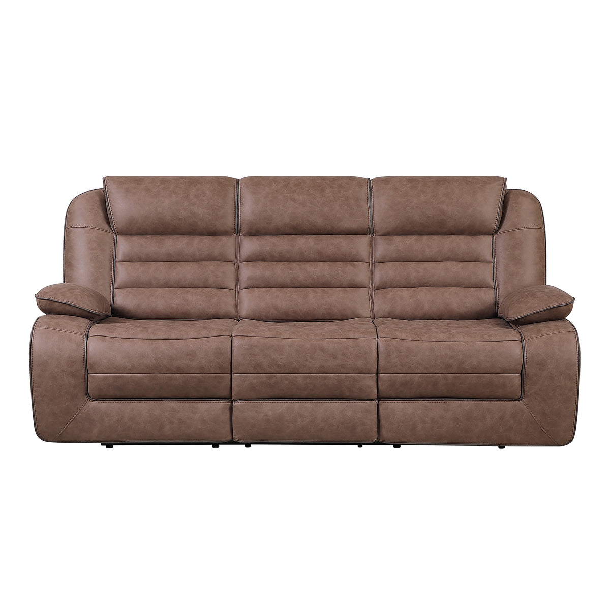 LUCIUS BROWN RECLINING SOFA