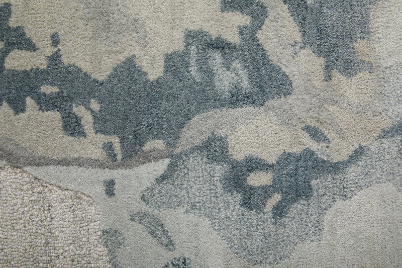 Kendall Modern Abstract, Blue/Gray