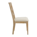 Switch Upholstered Dining Chair With Ladder Back Design (Set of 2) 2 image