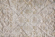 Cadiz Traditional Medallion, Ivory/Gray/Gold