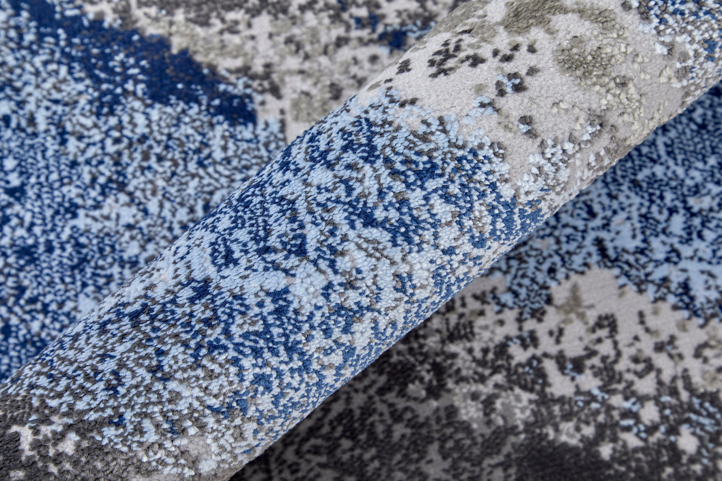 Gaspar Modern Abstract, Blue/Gray/White