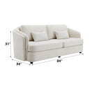Switch Mariko - Linen Sofa With 2 Toss Pillows - Beige 2 image