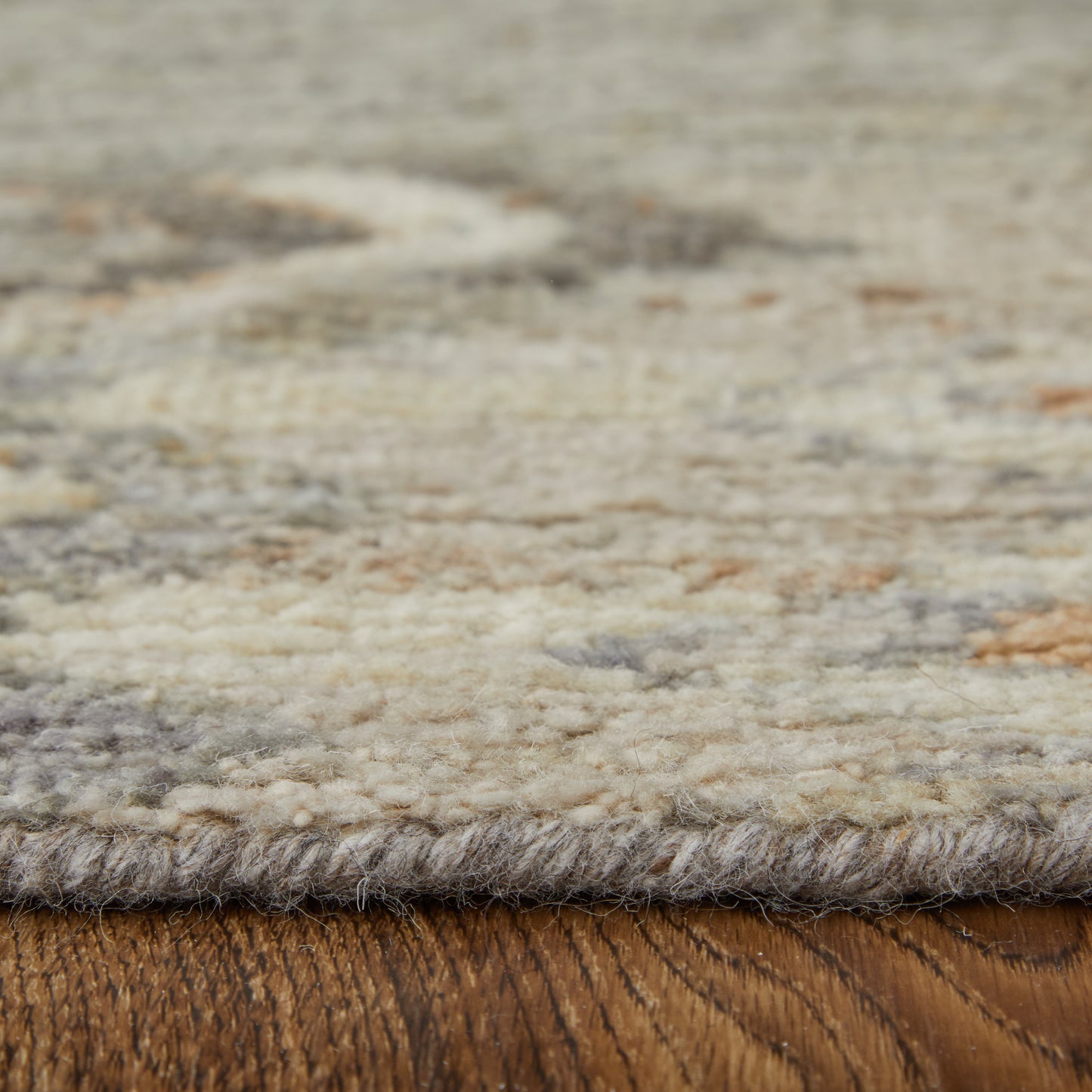 Kasbah Transitional Moroccan, Ivory/Gray/Orange