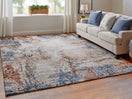 Switch Gilmore Modern Distressed, Ivory/Blue/Taupe 3 image