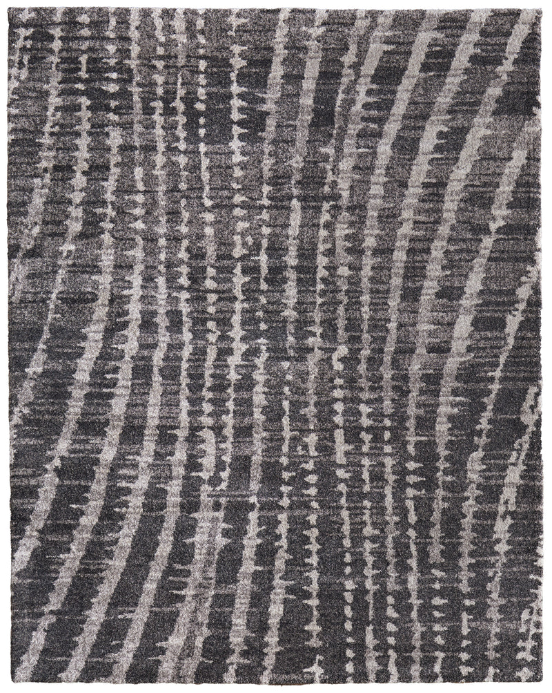 Skyview Modern Abstract, Black/Gray/Ivory