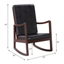 Switch Raina - Synthenic Leather Rocking Chair - Espresso 2 image