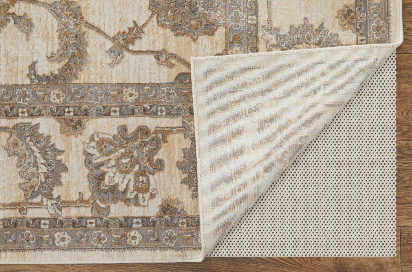 Celene Traditional Bordered, Tan/Ivory/Brown