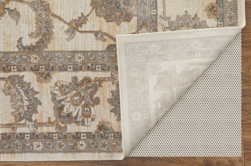 Celene Traditional Bordered, Tan/Ivory/Brown