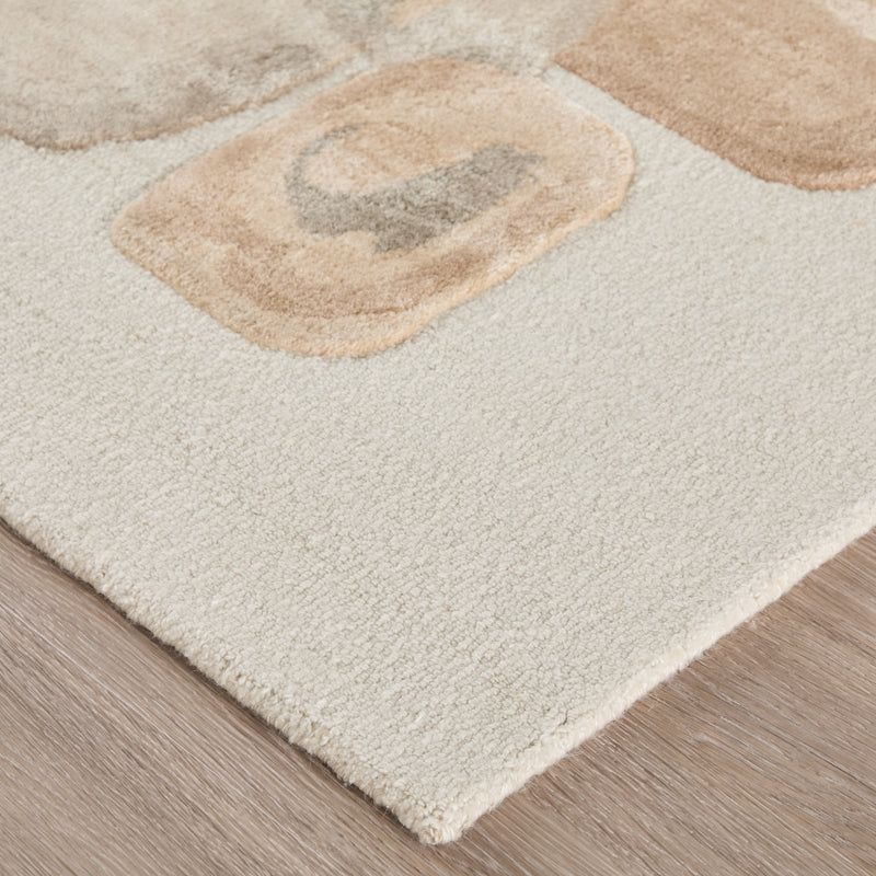 Kendall Modern Abstract, Tan/Gray/Ivory