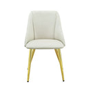 Switch Gaines - Synthetic Leather Side Chair (Set of 2) - White 2 image