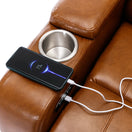 Switch Power Motion Recliner Electric Power Recliner With USB Charging Port, Hidden Arm Storage, Convenient Cup Holder And tooth Speaker 3 image