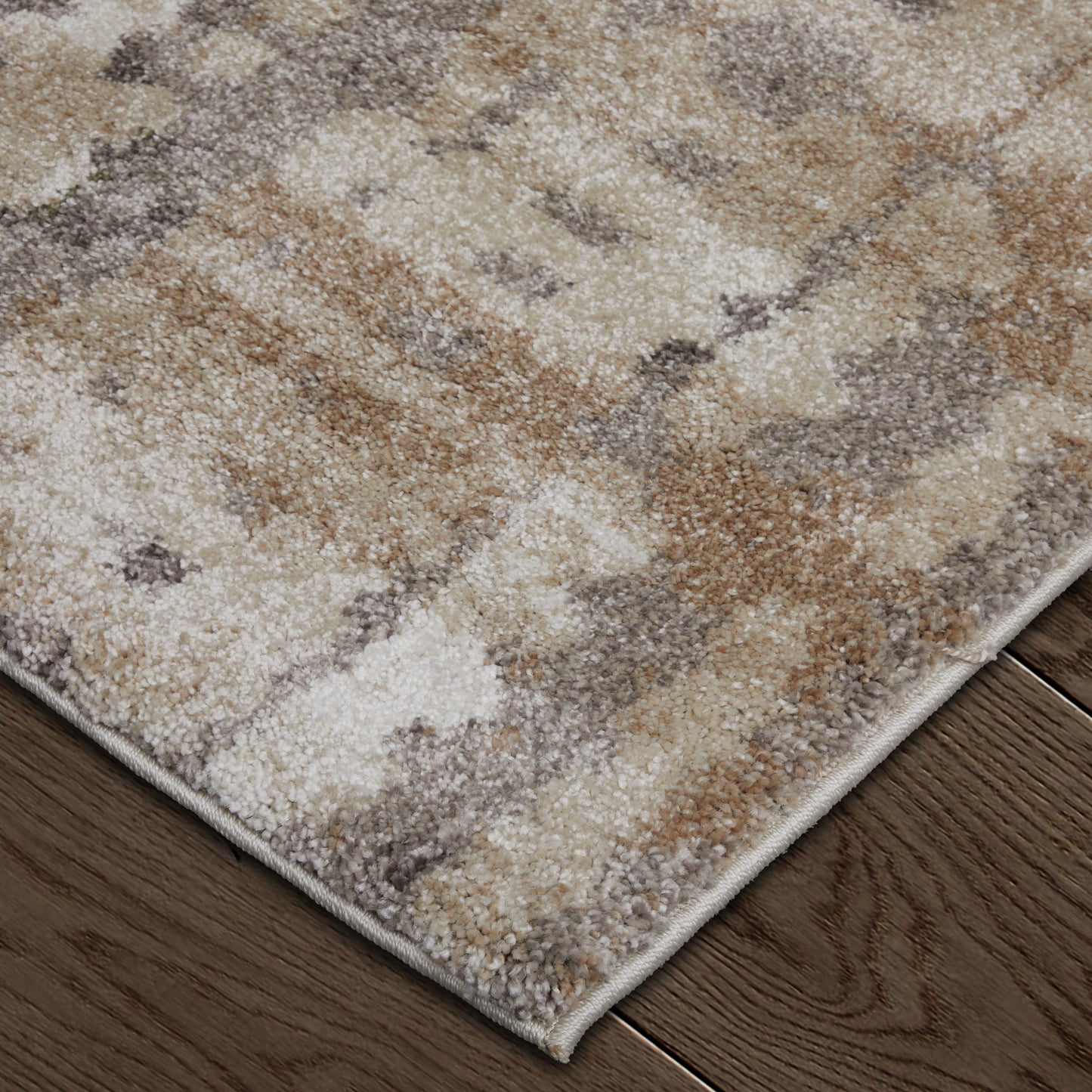 Skyview Modern Abstract, Brown/Tan/Ivory