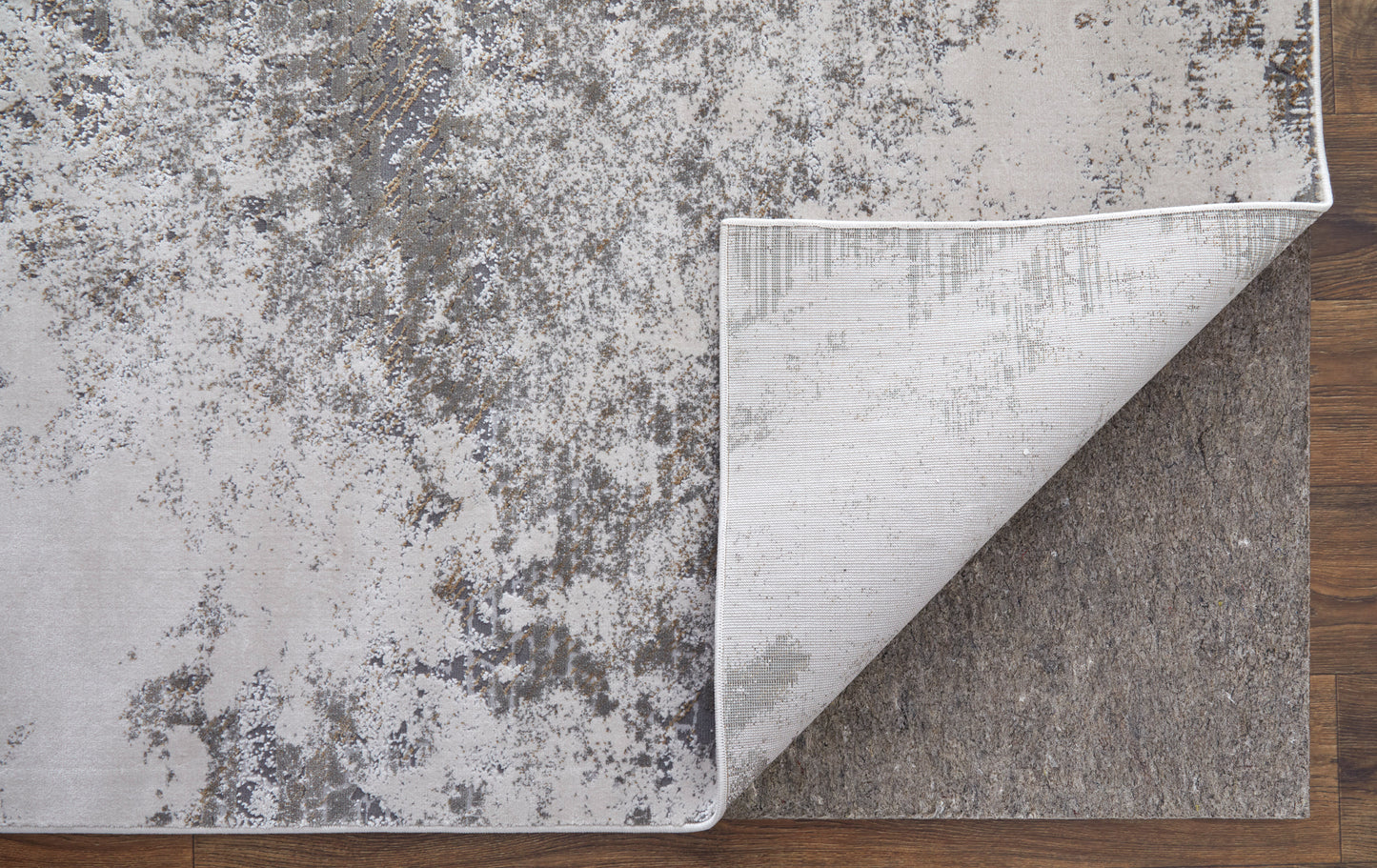 Waldor Modern Abstract, Gray/Silver/Taupe