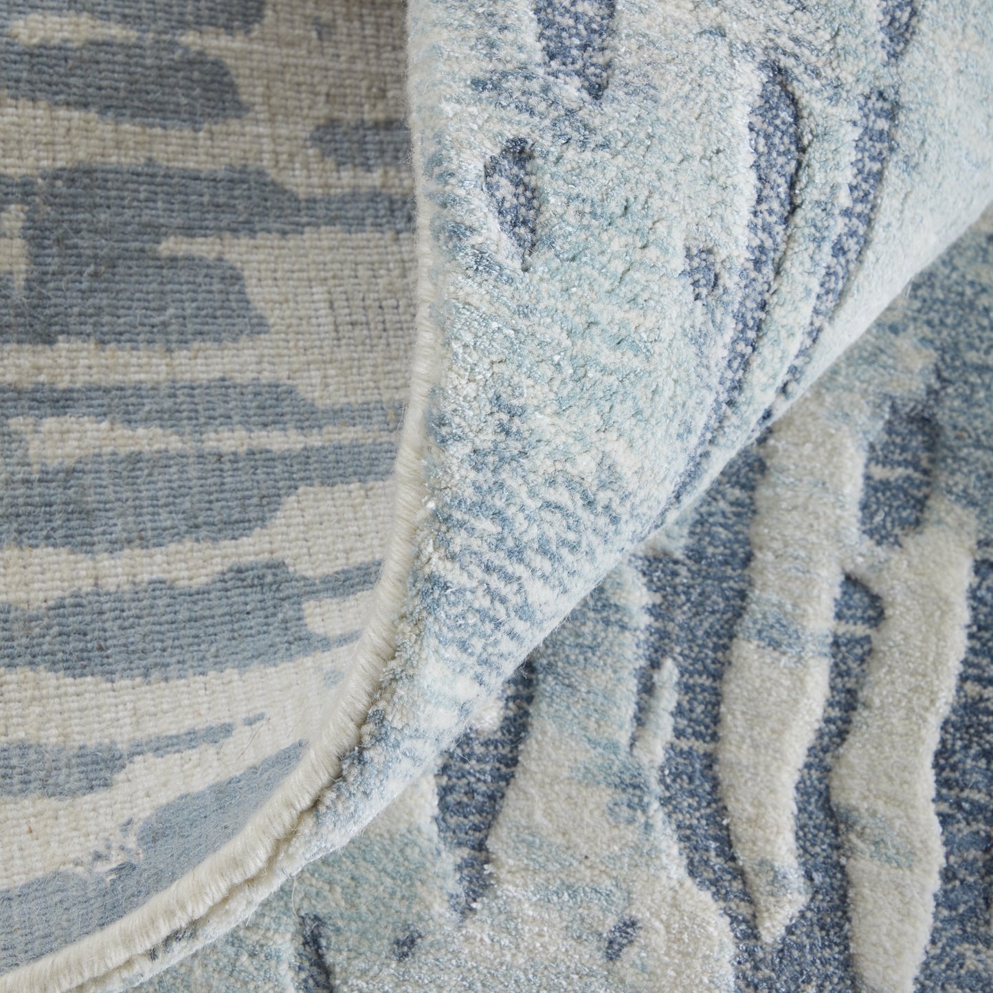 Braden Modern Abstract, Blue/Ivory